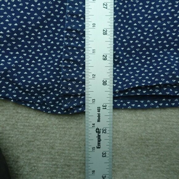 St. John's Bay shirt button‎ down men's 2XL Comfort Flex blue long-sleeve cotton - Picture 6 of 6